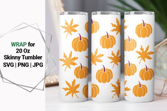 20 Oz Skinny Tumbler Pumpkin Wrap: A Crafts Graphic Design Review