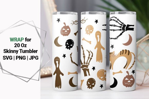 20oz Skinny Tumbler Halloween Wrap: Graphics & Crafts Review