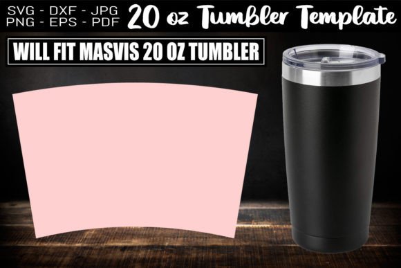 20oz Skinny Tumbler Template Full Wrap Review