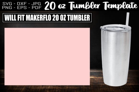 20oz Tumbler Wrap Template: Print Templates & Graphics Tested