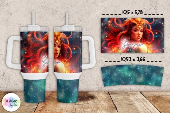 A Scorpio Tumbler Wrap for Distinctive Graphics and Branding