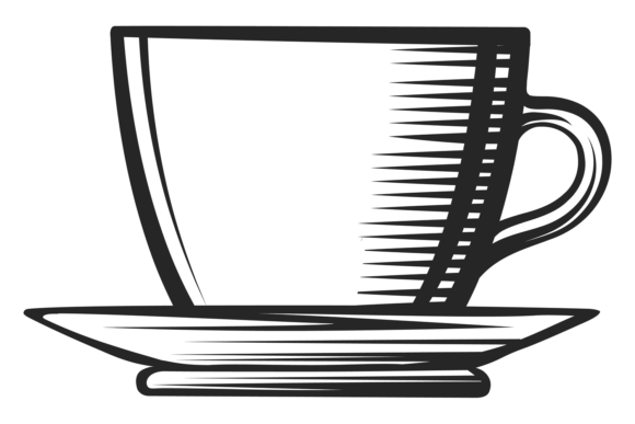Ceramic Mug & Saucer Engraving: Graphics for Crafts