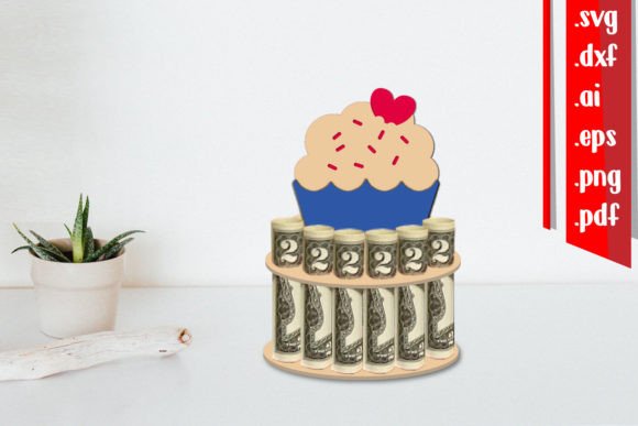Cup Cake Money Cake Holder Paper Cut: A Designer Review