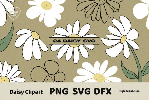 Daisy SVG Bundle: Graphics for Crafts & Content Publishing