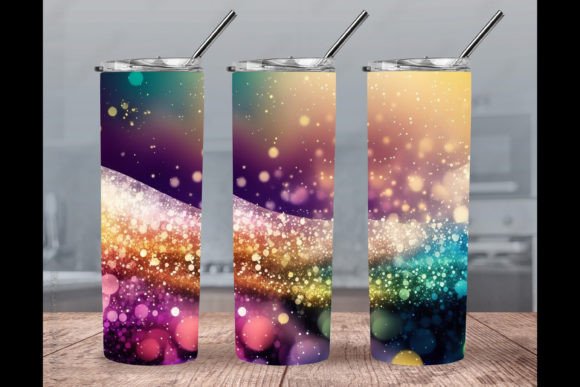 Fantasy Shinny Glitter Tumbler Wrap Design Review
