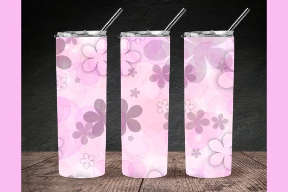 Pink Flower Bokeh Tumbler Wrap: A Graphics & Crafts Review