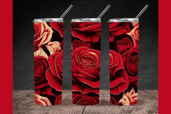 Rose Flower Tumbler Wrap Graphics & Crafts Review