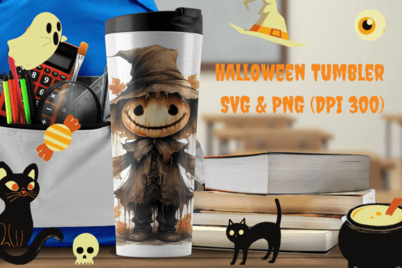 Scarecrow Kids Halloween Graphics and Illustrations Review