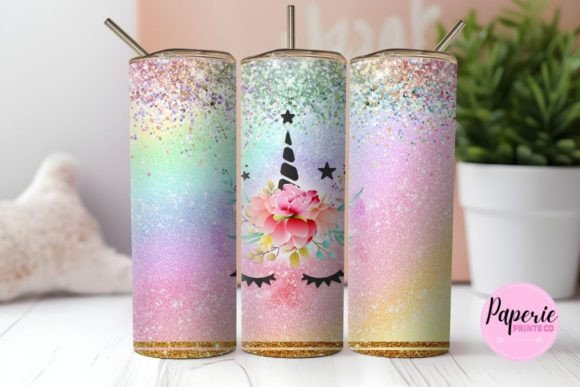 Unicorn 20 Oz Tumbler Graphics & Tumbler Wraps Review
